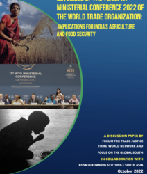 Outcomes of the Twelfth Ministerial Conference 2022 of the World Trade Organization: Implications for India’s Agriculture and Food Security