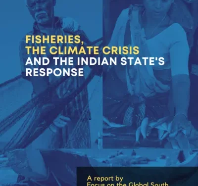 Fisheries, the Climate Crisis and the Indian state’s response